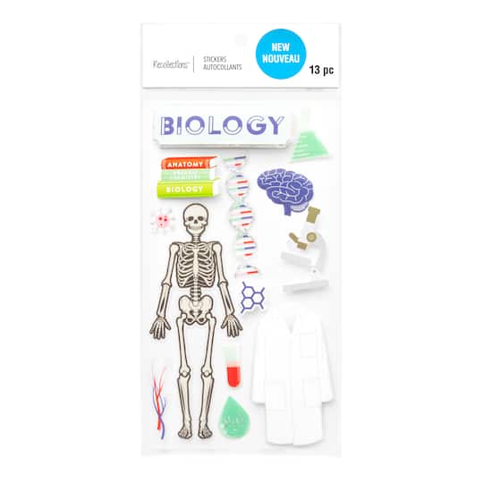 Biology Dimensional Stickers by Recollections™